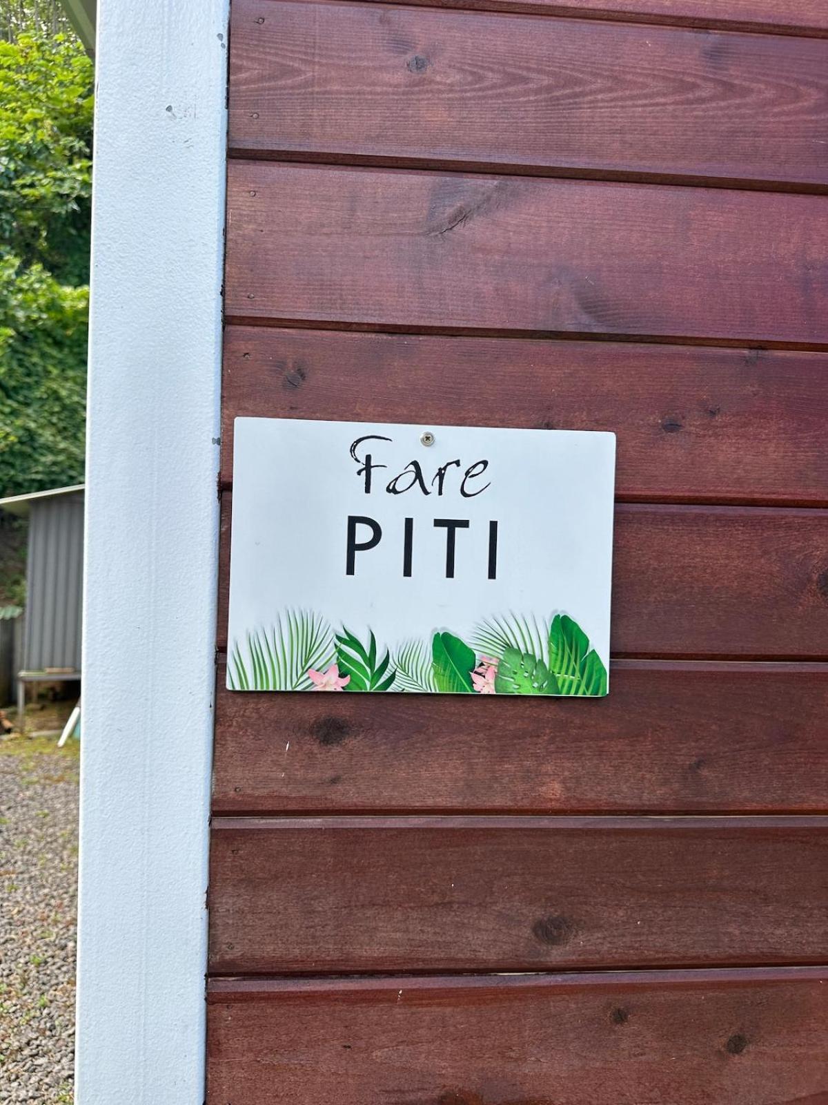 Fare Juanita Piti Lägenhet Opoa Exteriör bild
